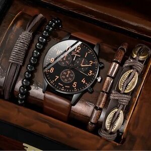 5 PC Watch and Bracelets Set NWT